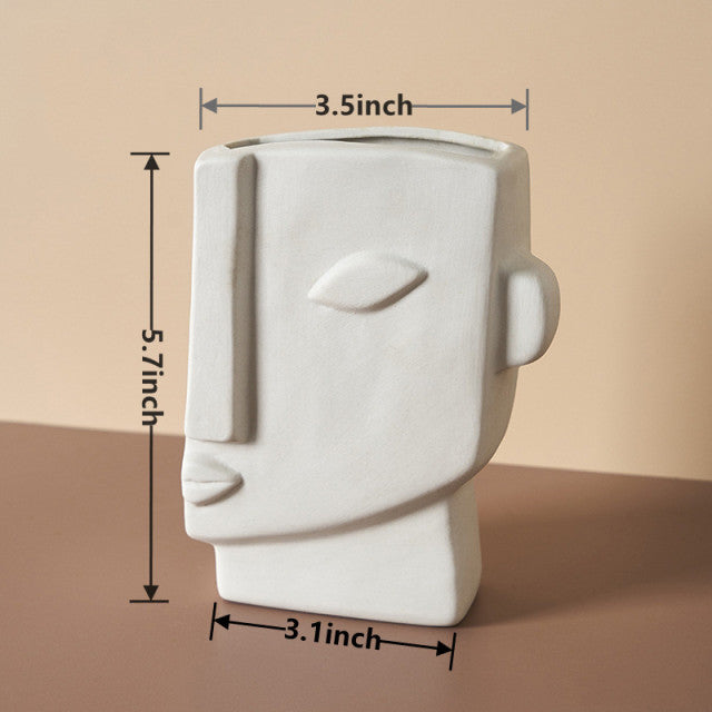 BowLift | Nordic Modern Ceramic Art Face Vase
