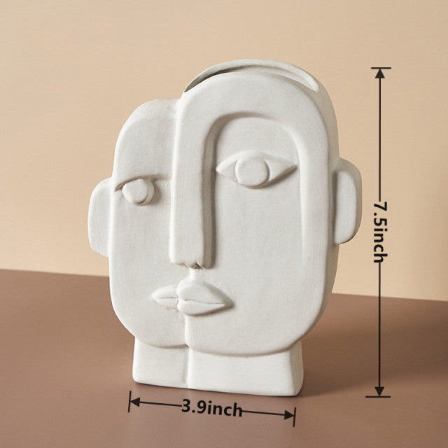 BowLift | Nordic Modern Ceramic Art Face Vase