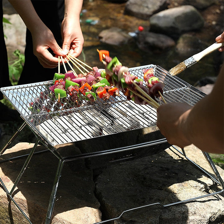 Foldable Portable Mini Travel Camping Grill | Bowlift