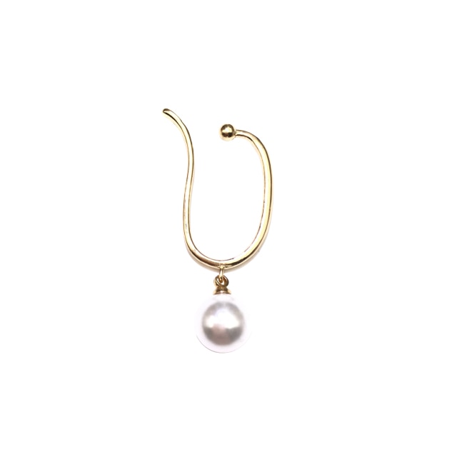 BowLift | Minimalist Simulated Round Small Pearl Ear Cuff Earrings For Women