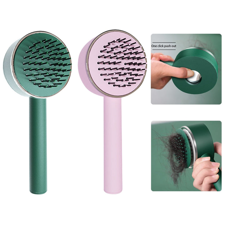 BowLift | Anti-Static Self Cleaning Hair Brush