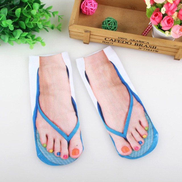 BowLift | 3D Printed Funny Flip Flops Socks