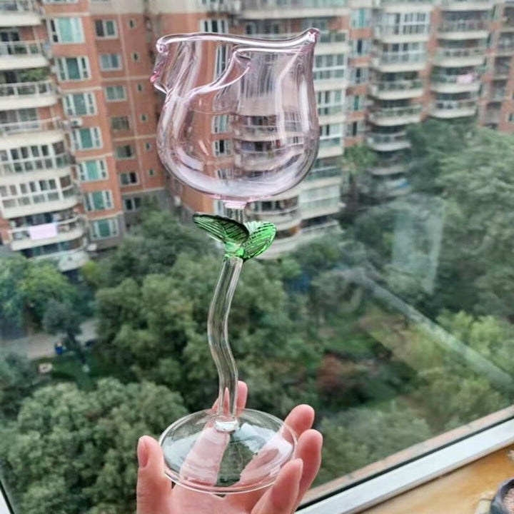 BowLift | Rose Shape Elegant Wine Glass