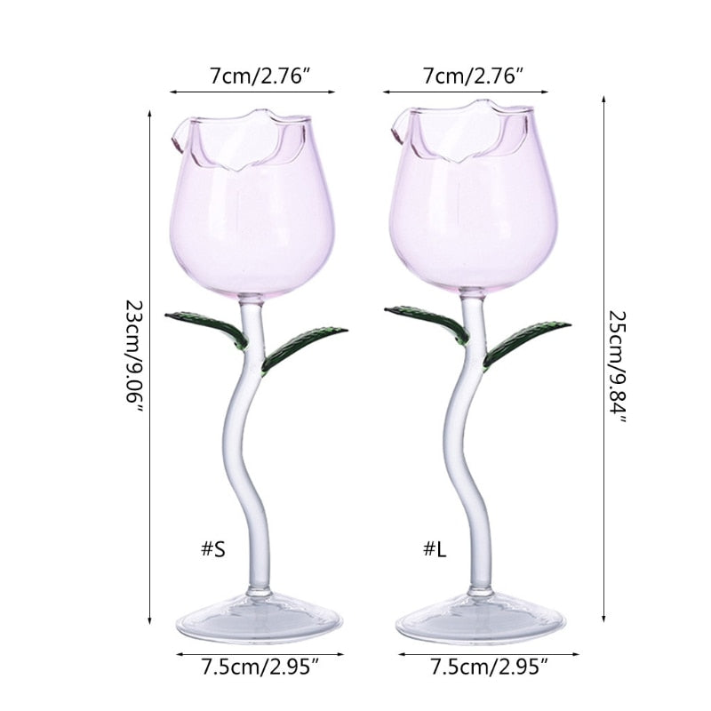 BowLift | Rose Shape Elegant Wine Glass
