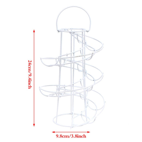BowLift | Creative Spiral Egg Dispenser Storage Rack