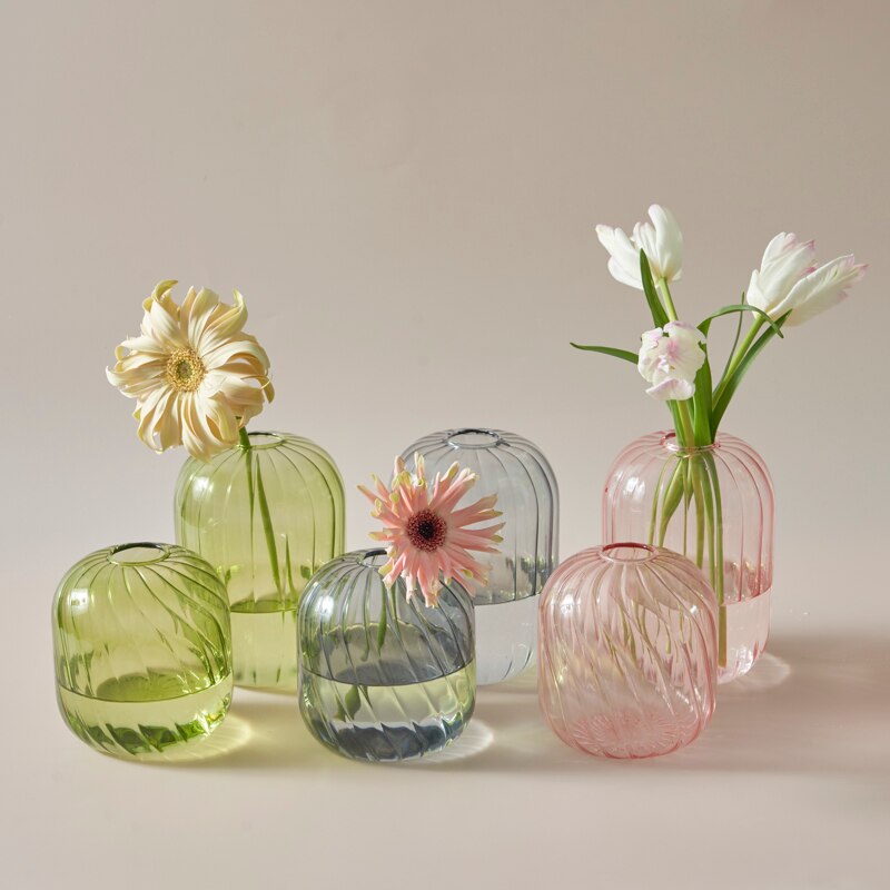 Colourful Glass Globe Vase | Bowlift