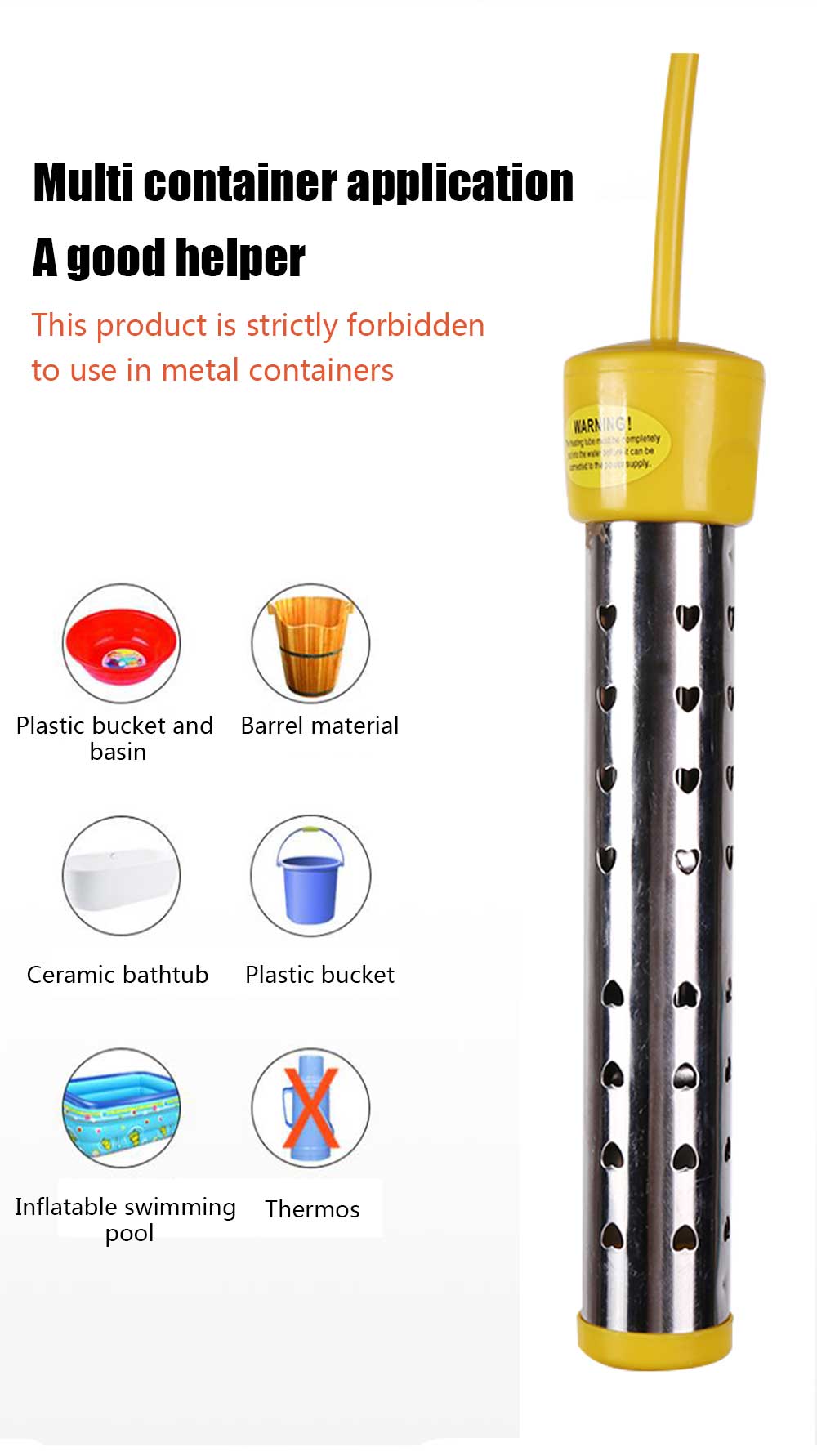 Multifunctional Portable Automatic Water Heater | Bowlift