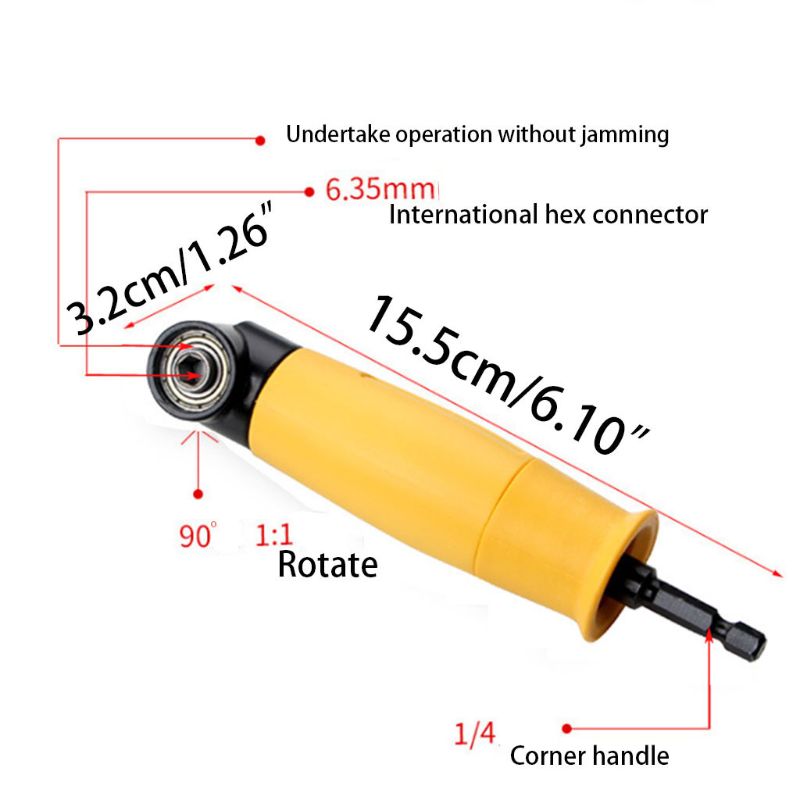 Universal Right Angle Corner Drill Extension | Bowlift