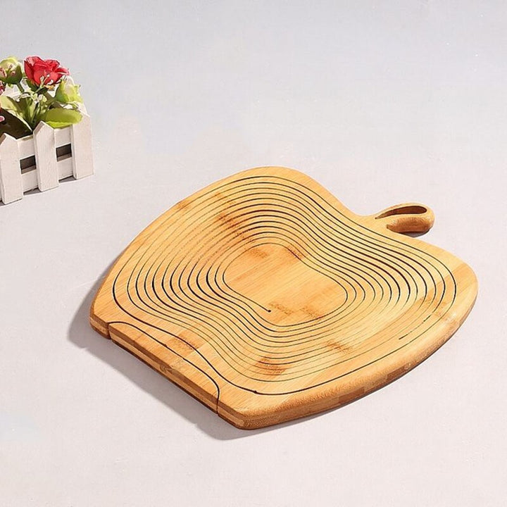 BowLift | Foldable All-Natural Wooden Fruit Bowl