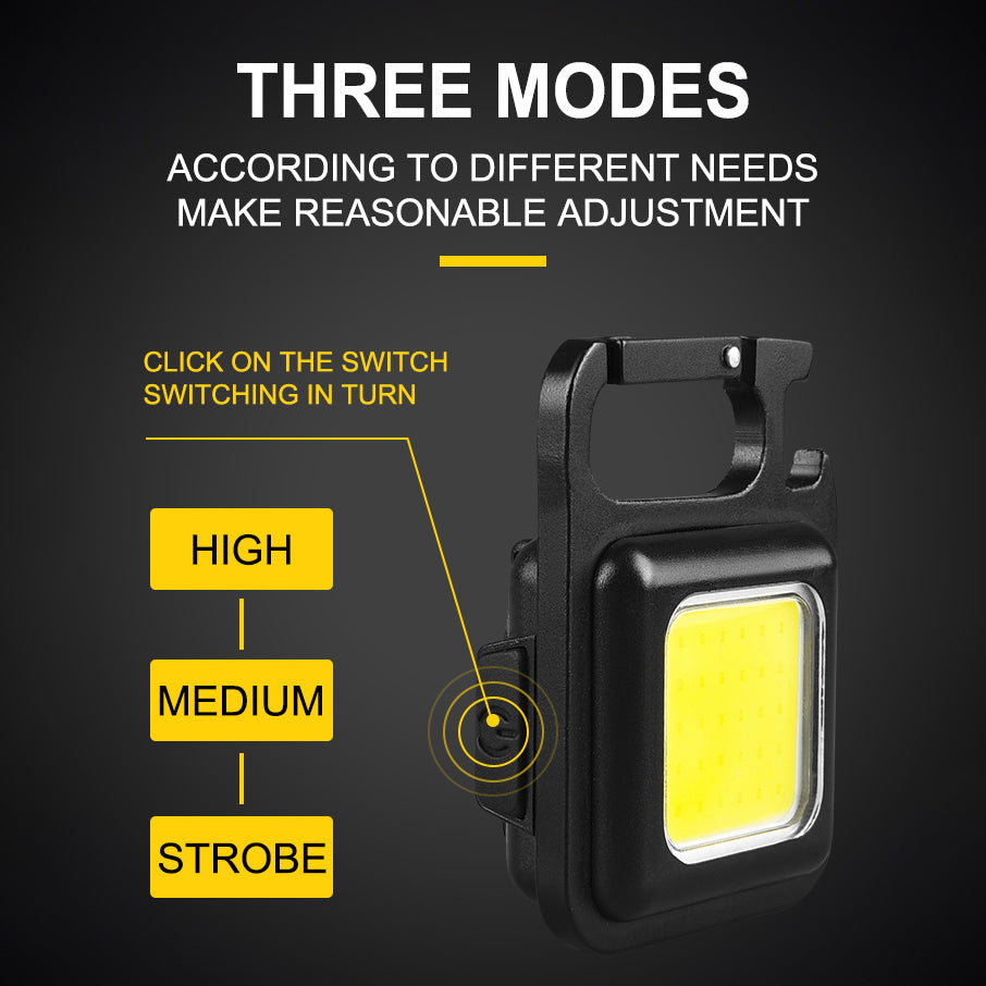 Mini Magnetic Pocket Keychain Flashlight | Bowlift