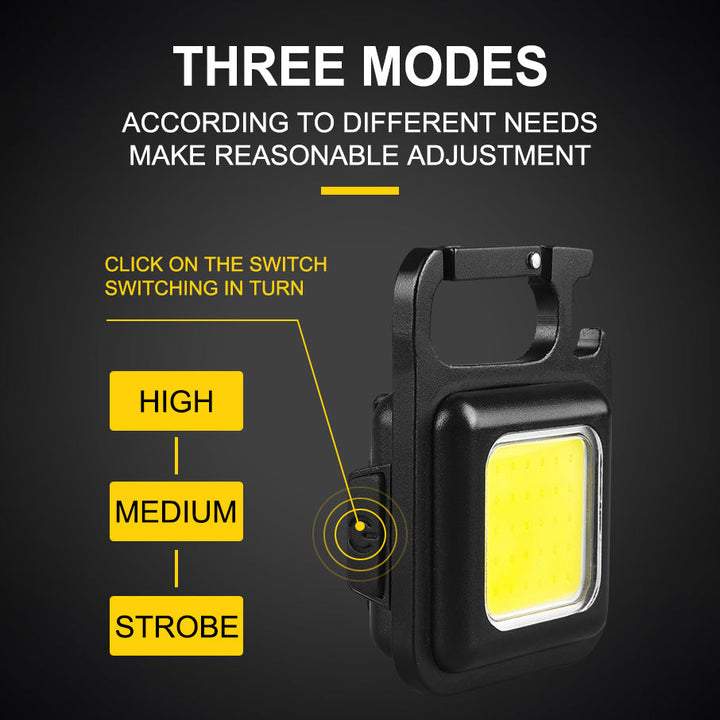 Mini Magnetic Pocket Keychain Flashlight | Bowlift