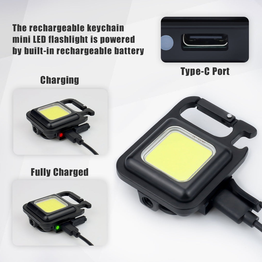 Mini Magnetic Pocket Keychain Flashlight | Bowlift