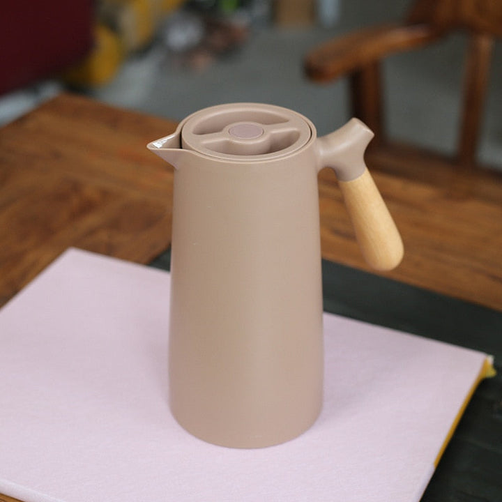 Elegant Minimal Matte Teapot Thermos | Bowlift