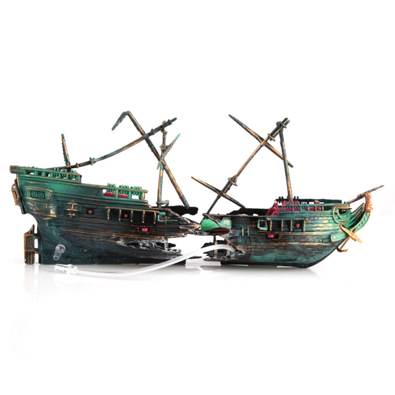 Large Shipwreck Aquarium Decoration | Bowlift