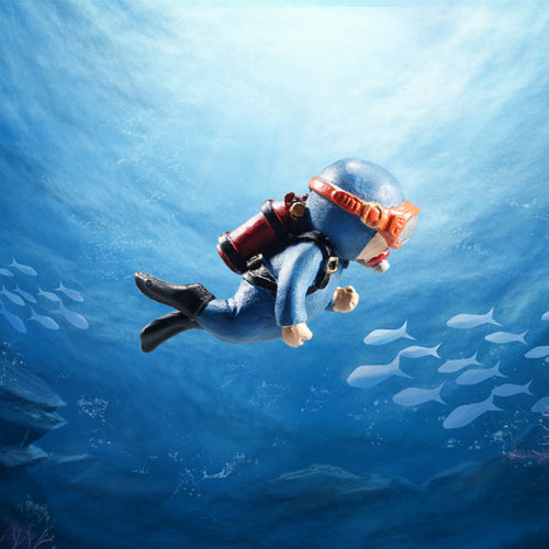 BowLift | Aquarium Floating Diver Ornament