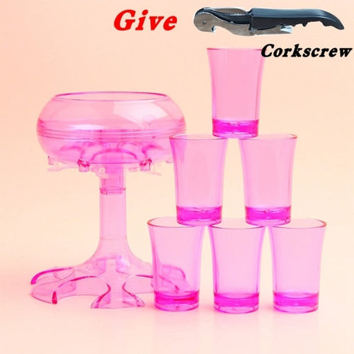 BowLift | Elegant Glass Party Drink Dispenser Game Set
