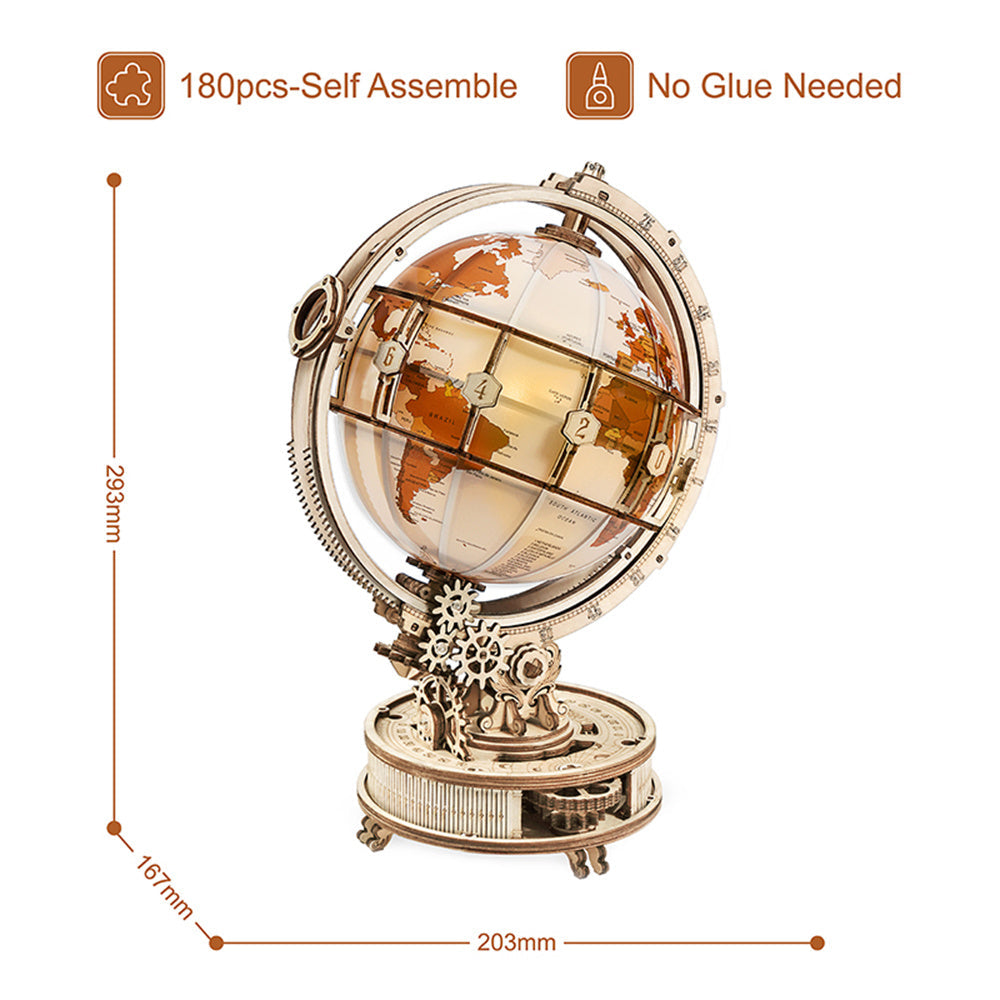 3D Puzzle Luminous Globe | Bowlift