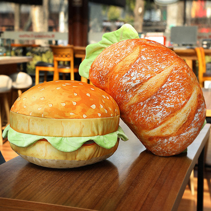 2in1 Comfy Hamburger Pillow Seat Cushion | Bowlift