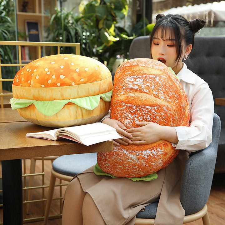 2in1 Comfy Hamburger Pillow Seat Cushion | Bowlift