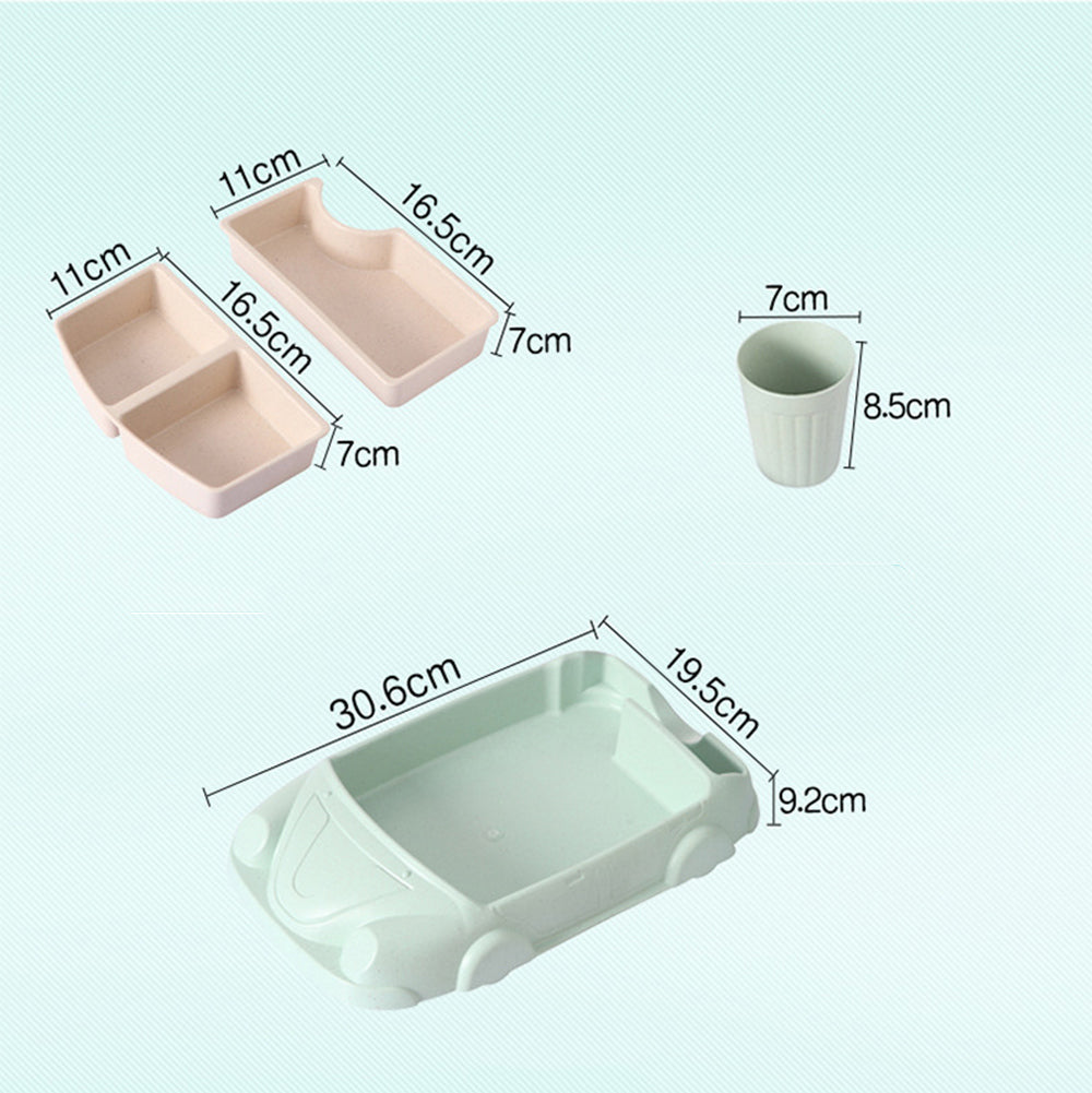 BowLift | Baby Bamboo Car Shape Food Containers