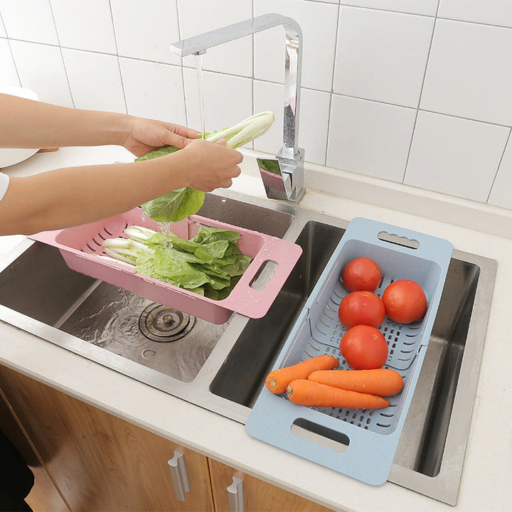 BowLift | Adjustable Telescopic Fruit Sink Basket