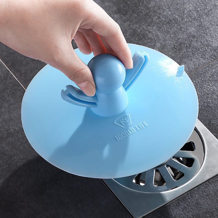 BowLift | Blue Man Simple Silicone Drain Cover