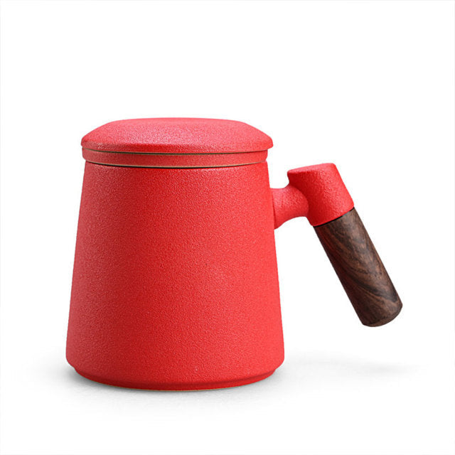 BowLift | Elegant Creative Ceramic Tea Mug with Filter