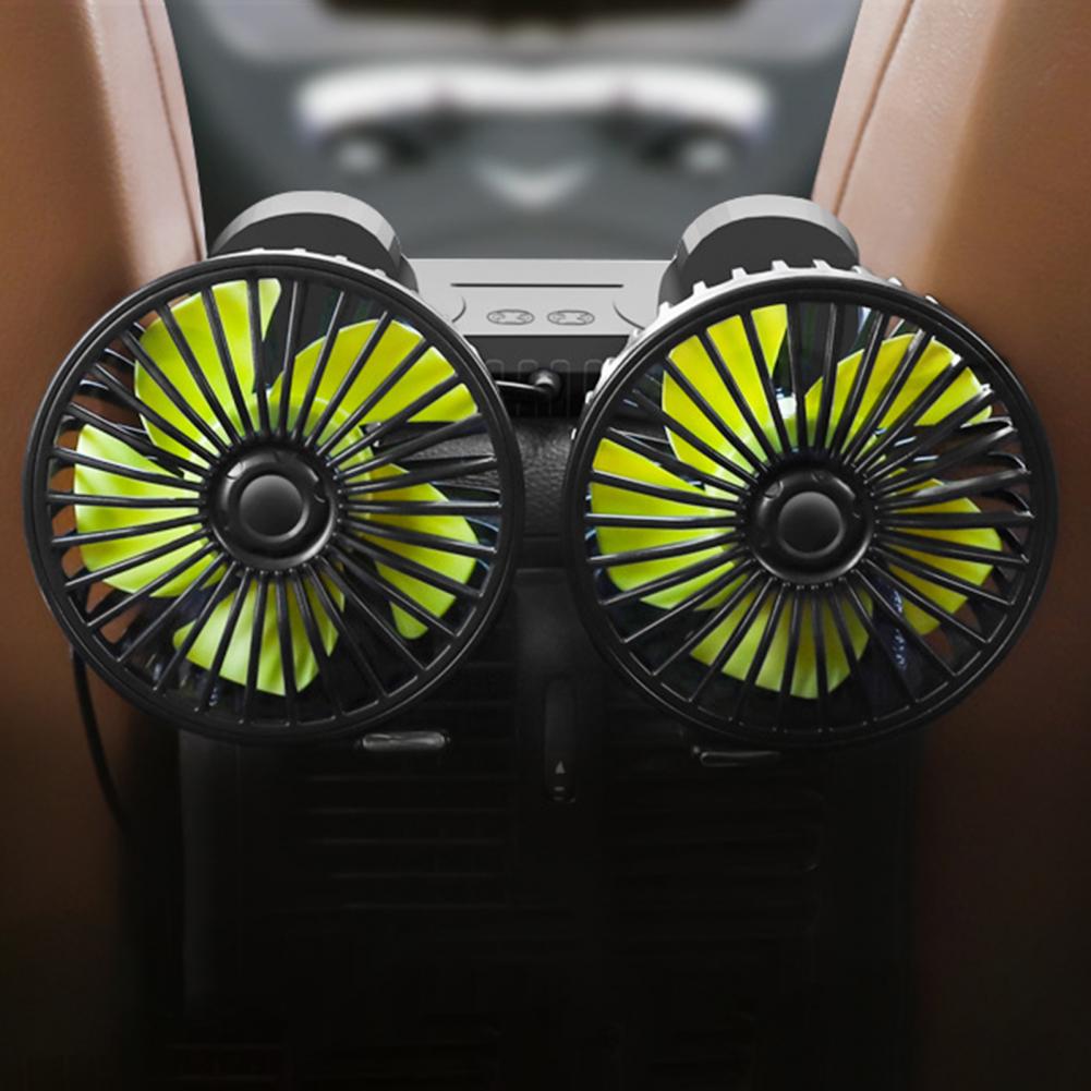 Car Dashboard Double USB Cooling Fan | Bowlift
