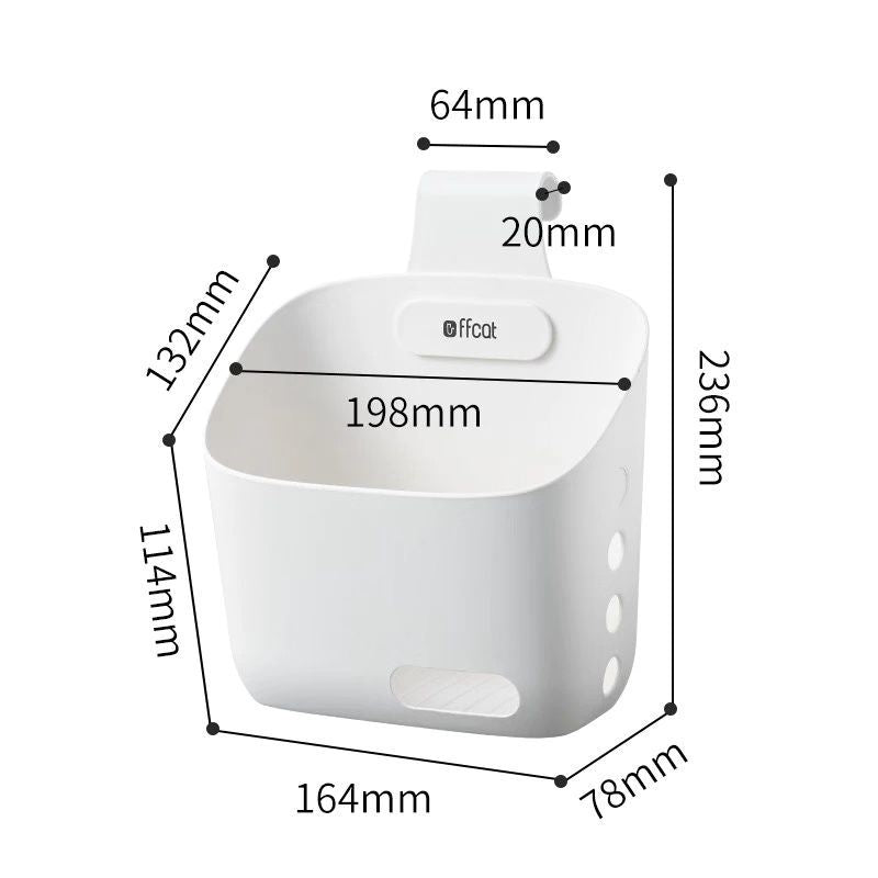 Wall-Mounted Simple Hanging StackaBowlifte Storage Basket | Bowlift