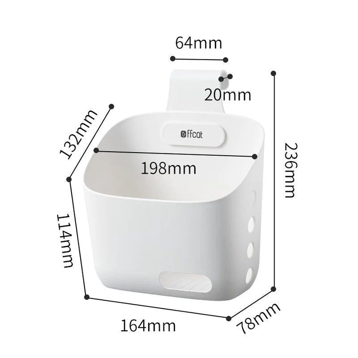 Wall-Mounted Simple Hanging StackaBowlifte Storage Basket | Bowlift