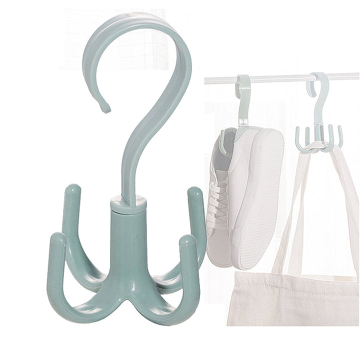 Rotating Four-Claw Wardrobe Organizer Hanger | Bowlift