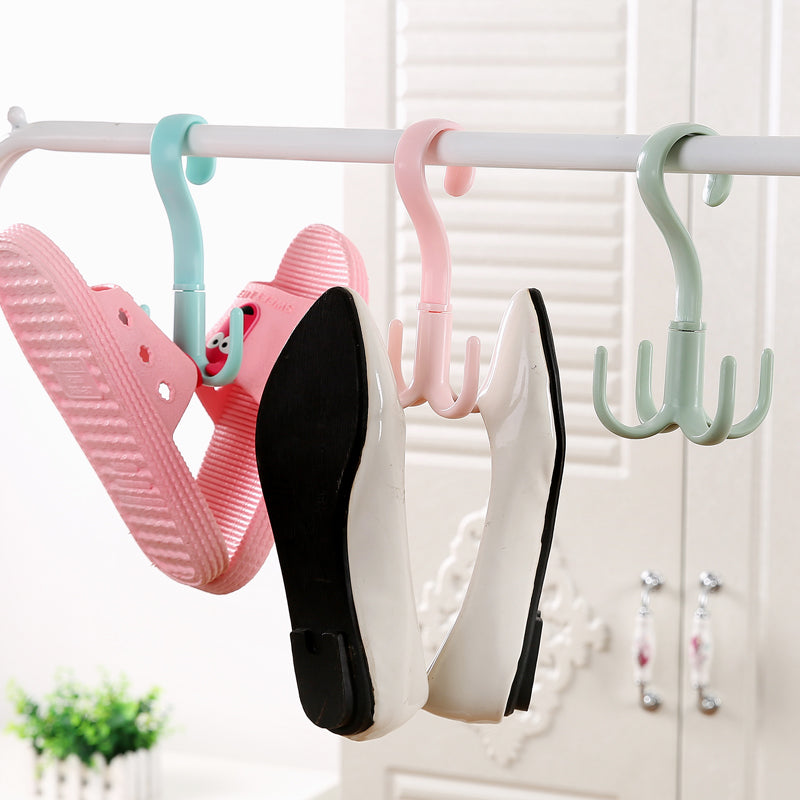 Rotating Four-Claw Wardrobe Organizer Hanger | Bowlift