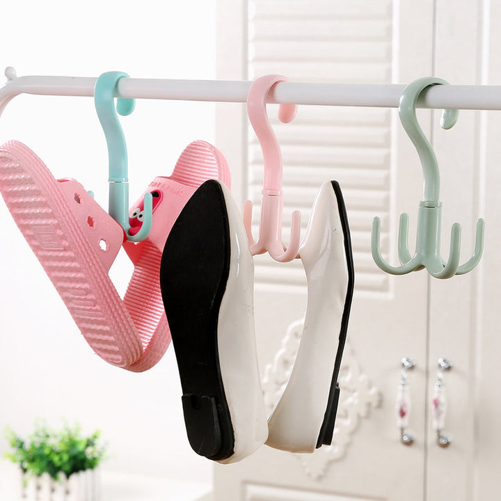 Rotating Four-Claw Wardrobe Organizer Hanger | Bowlift