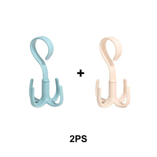 Rotating Four-Claw Wardrobe Organizer Hanger | Bowlift