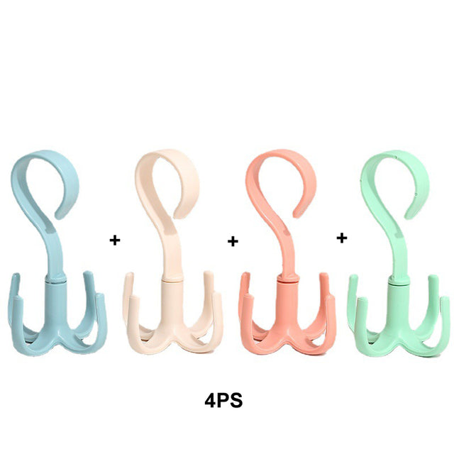 Rotating Four-Claw Wardrobe Organizer Hanger | Bowlift