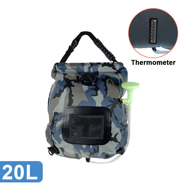 Soar-Powered Portable Travel Heated Shower Bag | Bowlift