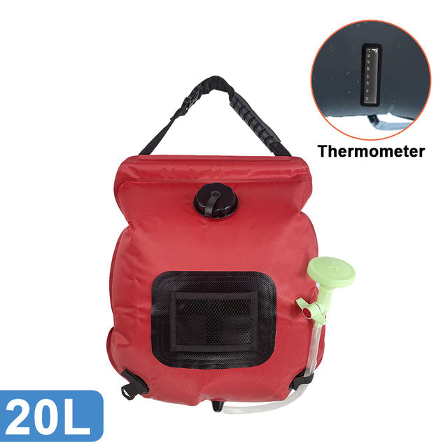 Soar-Powered Portable Travel Heated Shower Bag | Bowlift