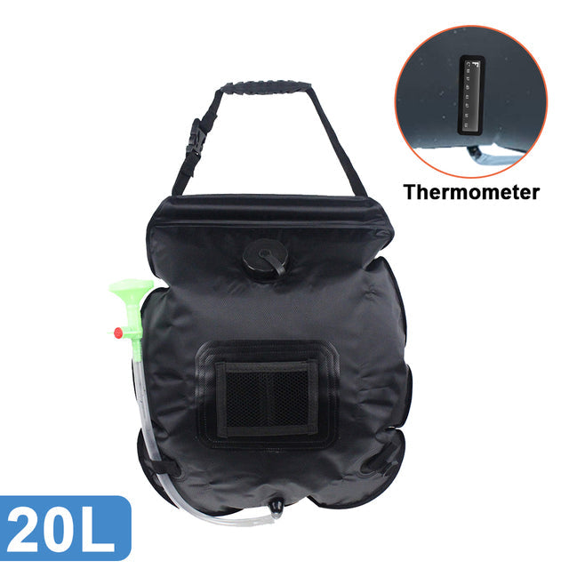 Soar-Powered Portable Travel Heated Shower Bag | Bowlift