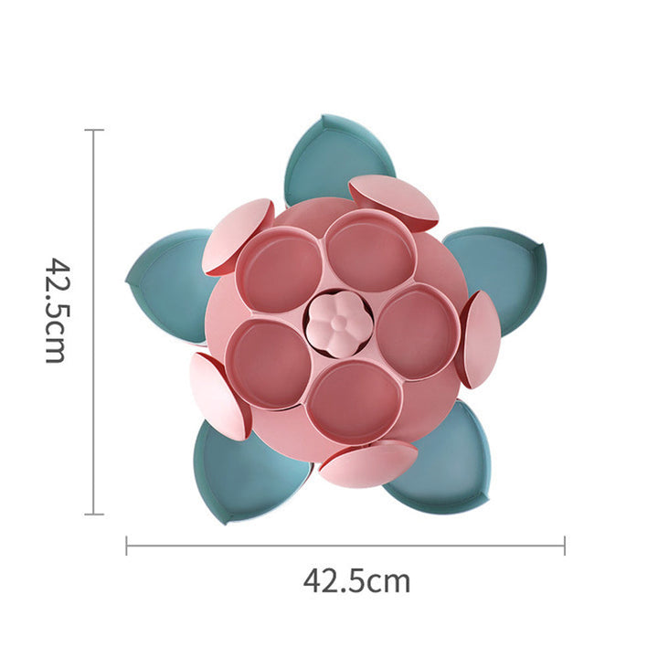 BowLift | Two-Layer Rotating Flower Candy Snack Box