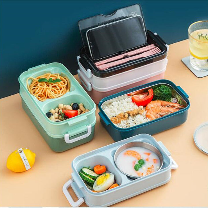 Double Layer Leak-Proof Soup Bowl Lunch Box | Bowlift