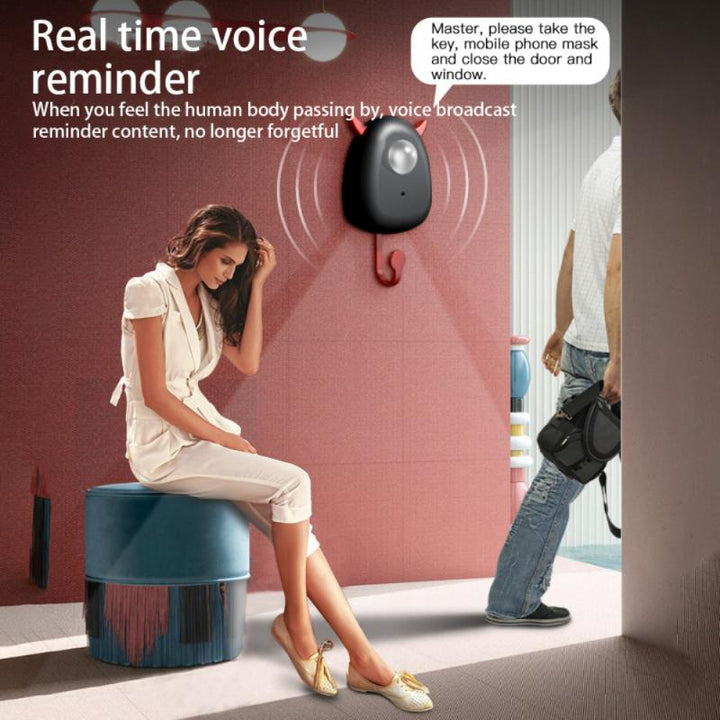 Cartoon Elf Sensor Voice Reminder Key Hook | Bowlift
