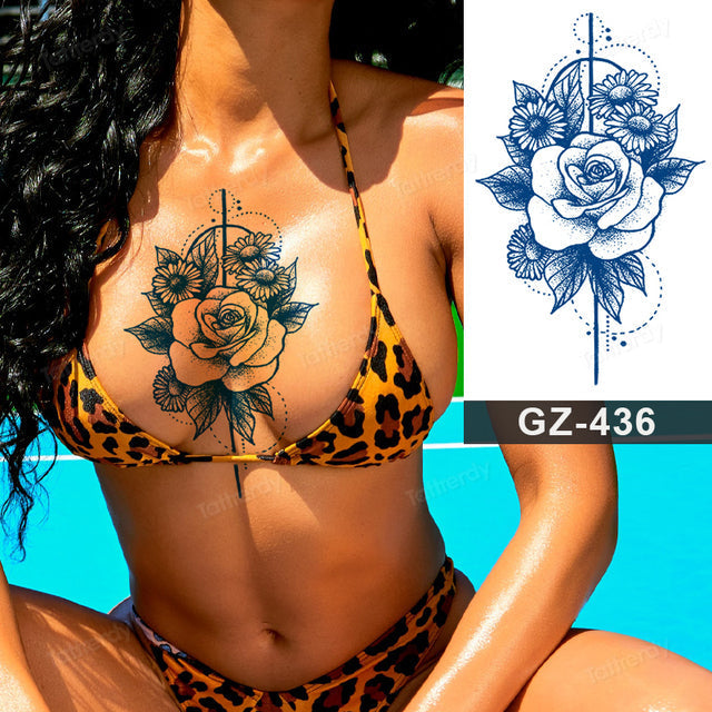 BowLift | Flower Sleeve Semi-Permanent Tattoo