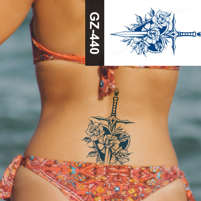 BowLift | Flower Sleeve Semi-Permanent Tattoo