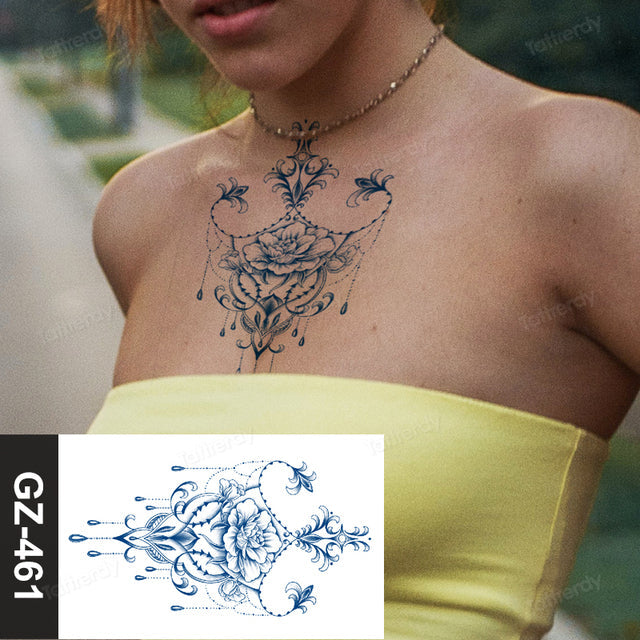 BowLift | Flower Sleeve Semi-Permanent Tattoo