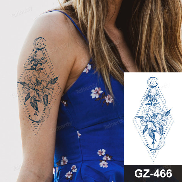 BowLift | Flower Sleeve Semi-Permanent Tattoo