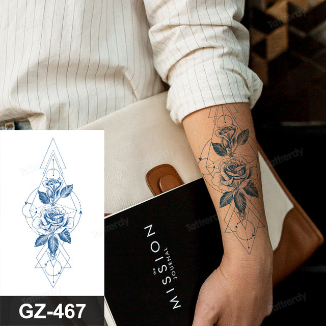BowLift | Flower Sleeve Semi-Permanent Tattoo