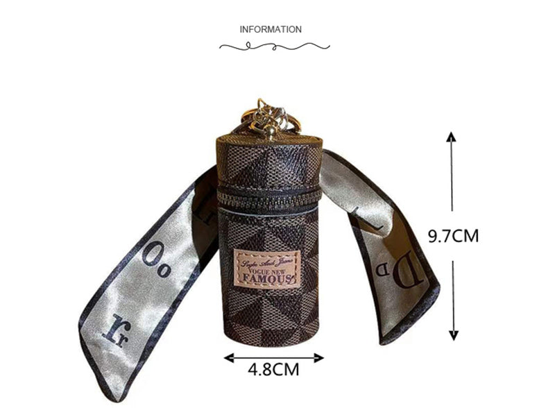 BowLift | Leather Luxury Mini Lipstick Bag Keychain