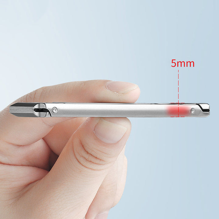 BowLift | 3in1 Stainless Steel Foldable Nail Clipper