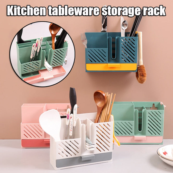 BowLift | Wall-Mounted Kitchen Cutlery Drainer Storage
