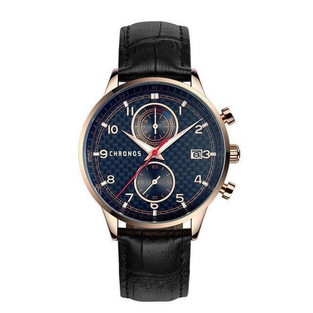 BowLift | Montre Luxury Genuine Leather Strap Watch